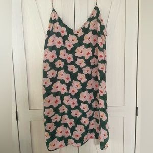 Rare! Acacia Flores silk spaghetti strap dress/cover up. NEVER WORN